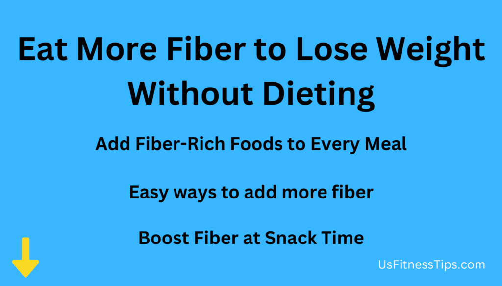 Eat More Fiber to Lose Weight Without Dieting