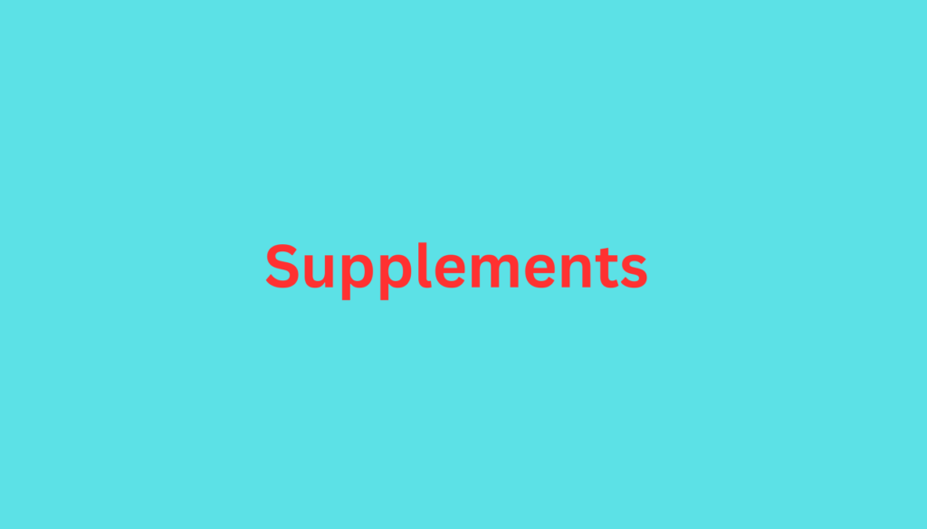 Supplements 